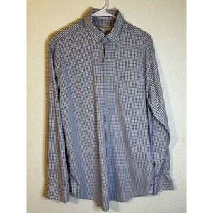 Peter Millar Summer Comfort Checkered Button Down Shirt‎ - Men's Medium